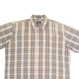 DICKIES Mens Shirt Brown Check 2XL
