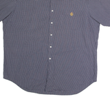 LAUREN RALPH LAUREN Mens Shirt Black Check XL