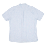 BARBOUR Mens Shirt Blue Striped M