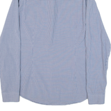 CALVIN KLEIN Slim Fit Mens Shirt Blue Check Long Sleeve M