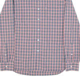 LEVI'S Mens Shirt Red Check Long Sleeve S