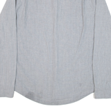 LEVI'S Slim Fit Mens Shirt Grey Striped Long Sleeve L