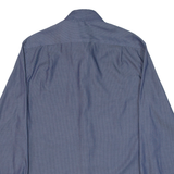 TOMMY HILFIGER Slim Fit Mens Shirt Blue Spotted Long Sleeve M