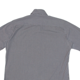 DKNY Mens Shirt Black Check L