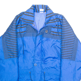 Mens Jacket Blue Striped XL
