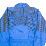 Mens Jacket Blue Striped XL