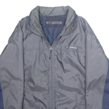 REEBOK Mens Jacket Grey Nylon L