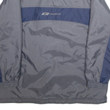 REEBOK Mens Jacket Grey Nylon L