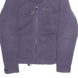 JACK WOLFSKIN Womens Fleece Jacket Purple S