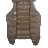 JACK WOLFSKIN Womens Puffer Coat Brown Hooded XS