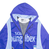 SW4U Mens Shell Jacket Blue Hooded M