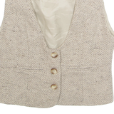 I GABBIANI Mens Waistcoat Beige Wool M