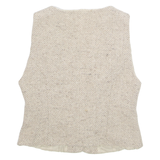 I GABBIANI Mens Waistcoat Beige Wool M