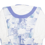 ATHLETE Mens Track Jacket White Crazy Pattern L