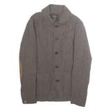 RED SEAL Womens Blazer Jacket Brown Wool M