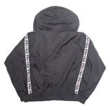 FILA Mens Rain Jacket Black Hooded XL