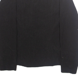 Womens Blazer Jacket Black Velvet M