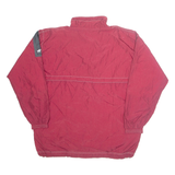 CAT Mens Pullover Jacket Red Nylon L