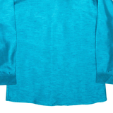 AMAZON Slim Fit Mens Plain Shirt Blue Long Sleeve L