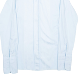 CHEMISERIE FICEY Mens Formal Shirt Blue Long Sleeve M