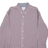 TIMBERLAND Slim Fit Mens Shirt Blue Check Long Sleeve XL