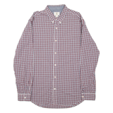 TIMBERLAND Slim Fit Mens Shirt Blue Check Long Sleeve XL