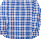 TOMMY HILFIGER Custom Fit Mens Shirt Blue Check Long Sleeve M