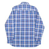 TOMMY HILFIGER Custom Fit Mens Shirt Blue Check Long Sleeve M