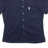 DKNY Mens Plain Shirt Blue 90s XL