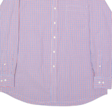 TOMMY HILFIGER Mens Shirt Blue Check Long Sleeve XL