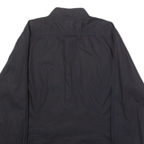 GUESS Mens Plain Shirt Black Long Sleeve L