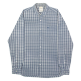 TIMBERLAND Mens Shirt Grey Check Long Sleeve M