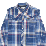 G-STAR RAW Tailor Western Mens Shirt Blue Plaid Long Sleeve S