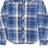 G-STAR RAW Tailor Western Mens Shirt Blue Plaid Long Sleeve S
