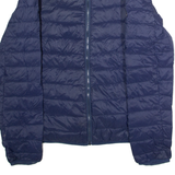 FILA Womens Puffer Jacket Blue UK 14