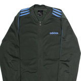 ADIDAS Mens Track Jacket Green S