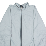 NIKE Womens Windbreaker Jacket Grey L