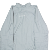 NIKE Womens Windbreaker Jacket Grey L