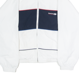 REEBOK Mens Track Jacket White Colourblock L