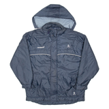 LE COQ SPORTIF Mens Coat Blue Hooded S