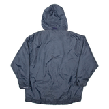 LE COQ SPORTIF Mens Coat Blue Hooded S