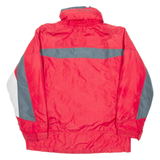 COLUMBIA Mens Ski Coat Red Nylon Hooded M