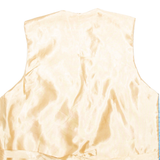 Mens Blazer Waistcoat Blue Crazy Pattern M