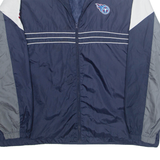 NFL Mens Track Jacket Blue Nylon USA 2XL