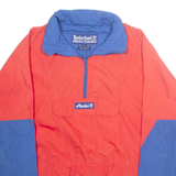 TIMBERLAND Mens Pullover Jacket Red M