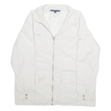 TOMMY HILFIGER Womens Jacket White 2XL