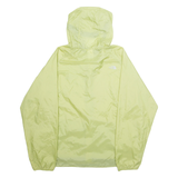 THE NORTH FACE Womens Rain Jacket Green Nylon Hooded L