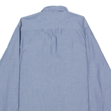 TOMMY HILFIGER New York Fit Mens Shirt Blue Spotted Long Sleeve L