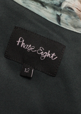 PHASE EIGHT Womens Pencil Dress Brown Floral Sleeveless Midi UK 12