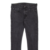 LEVI'S 519 Jeans Hi-Ball Mens Black Slim Skinny W32 L29